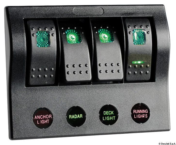 Pannello elettrico serie PCP Compact con circuit breaker + LED
