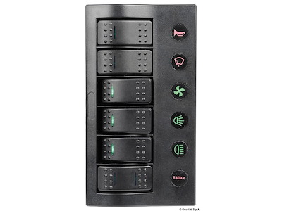 Pannello elettrico serie PCP Compact con circuit breaker + LED