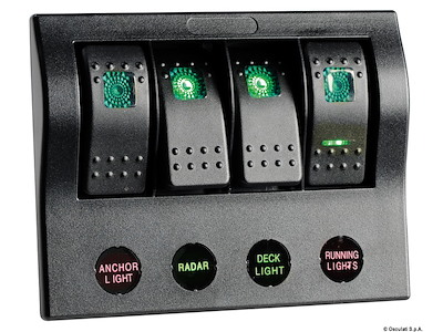 Pannello elettrico serie PCP Compact con circuit breaker + LED