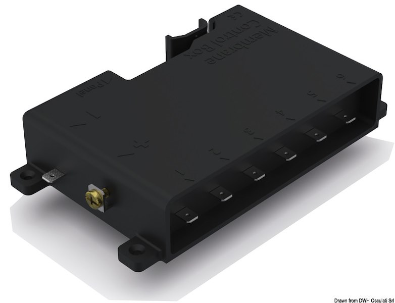 Pannello elettrico touch-control ultra sottile formato da pannello + cavo USB + Control Box