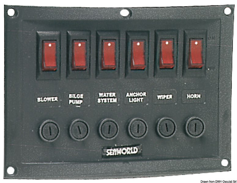 Pannello elettrico in nylon