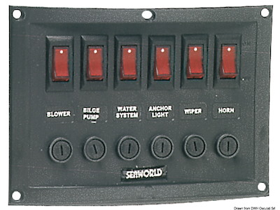 Pannello elettrico in nylon