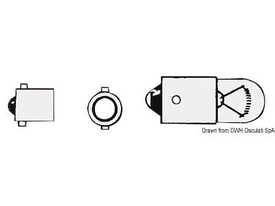 Lampadina a baionetta 12 V 4 W 