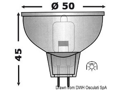 Lampadina alogena dicroica