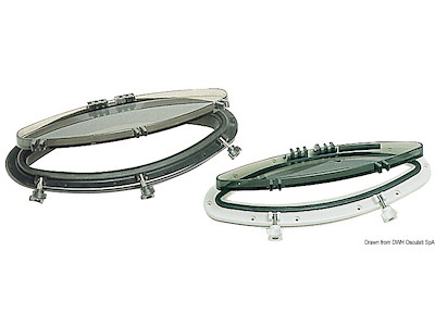 Oblò ellittico BOMAR in Nylon