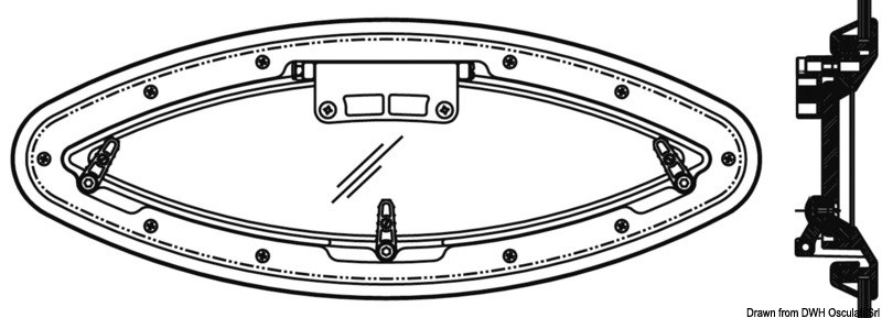 Oblò BOMAR Flagship apribile