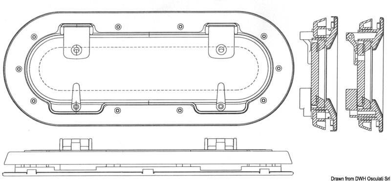 Oblò BOMAR Flagship apribile