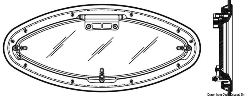 Oblò BOMAR Flagship apribile