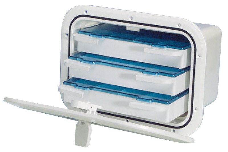 Cassonetto con portello a tenuta stagna