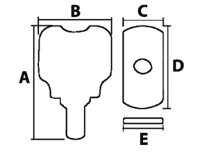 Maniglie di ricambio per portelli Osculati