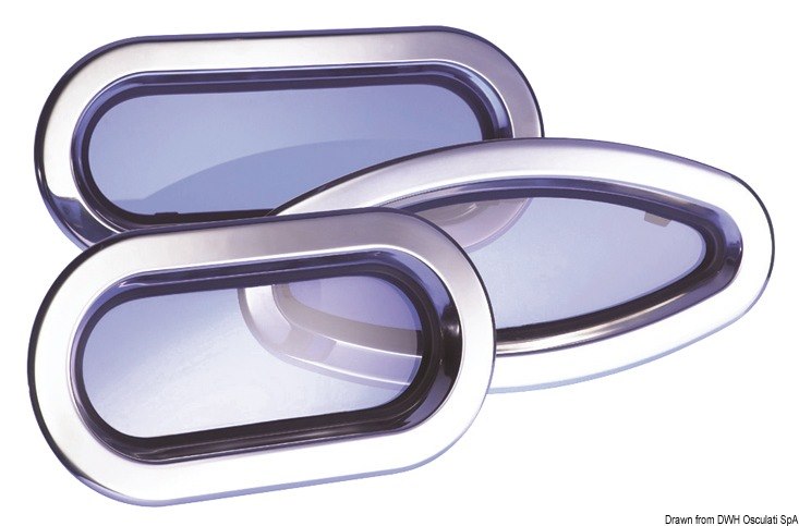 Oblò LEWMAR in acciaio AISI 316