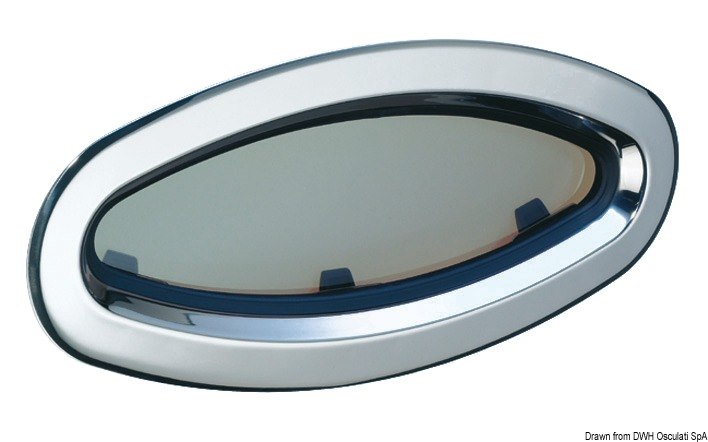 Oblò LEWMAR in acciaio AISI 316