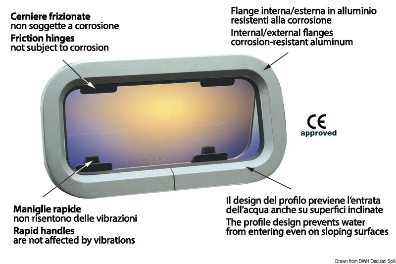 Oblò LEWMAR NEW Standard