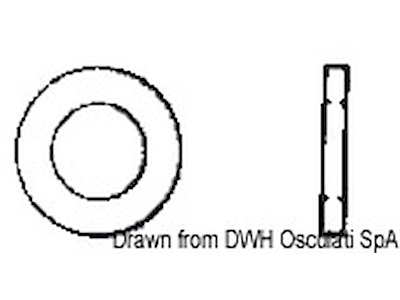 Rondelle piane larghe tre volte il foro