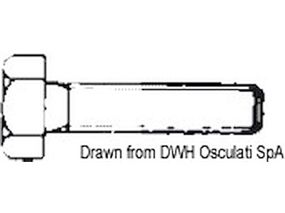 Viti testa esagonale interamente filettate UNI 5739 DIN 933