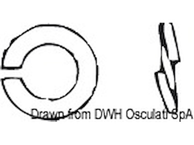 Rondelle grower UNI 1751 DIN 127