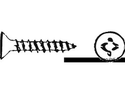 Viti fastar testa svasata piana taglio a croce indicate per pannelli truciolari, legno e plastica - DIN 7505A