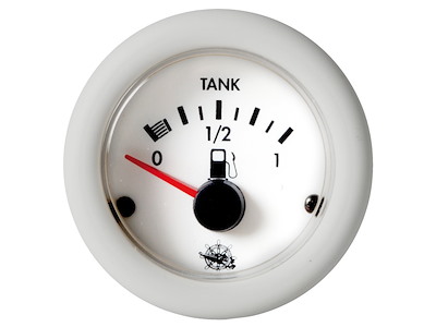 Indicatore livello carburante 24 V bianco 