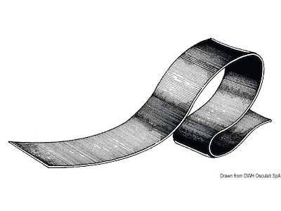 Piattina salvachiglia o come bordo laterale in EPDM