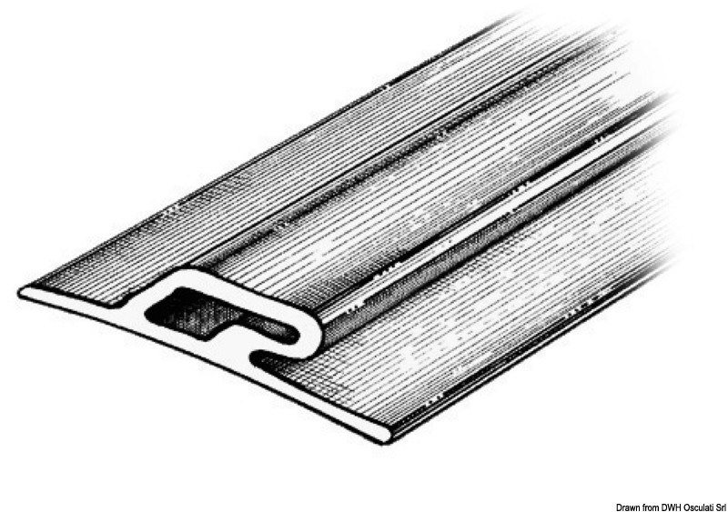 Profilo paraspruzzi, parabordo in EPDM