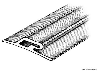 Profilo paraspruzzi, parabordo in EPDM