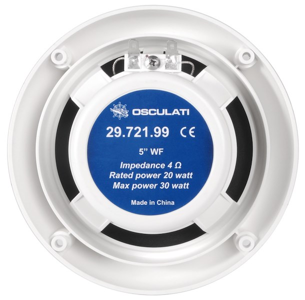 Coppia altoparlanti stereo a due vie versione Slim, profondità 23 mm