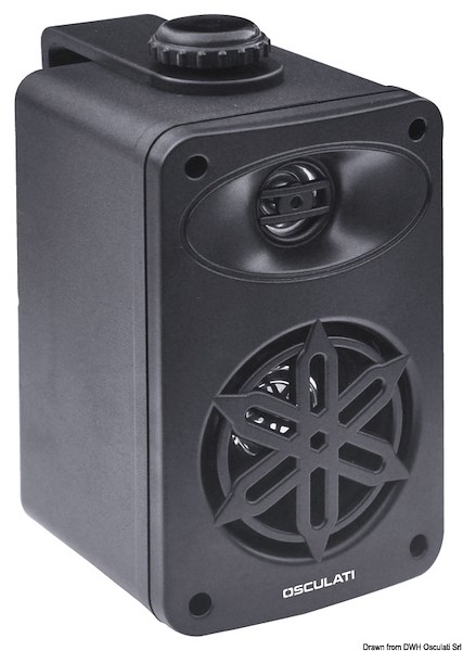Coppia casse stereo due vie per interno
