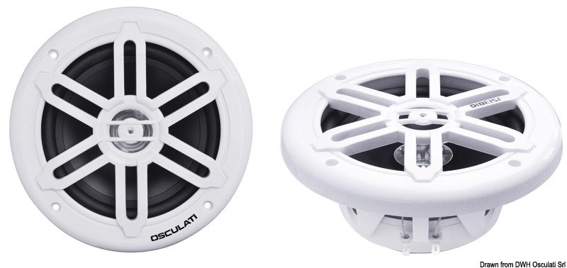 Coppia altoparlanti stereo doppio cono