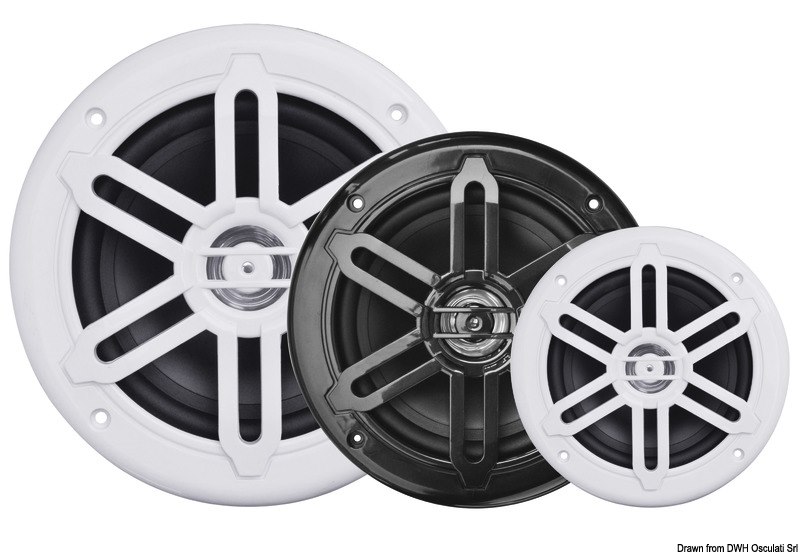 Coppia altoparlanti stereo doppio cono