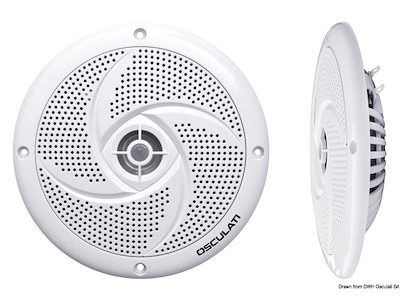 Coppia altoparlanti stereo ultra piatte a doppio cono