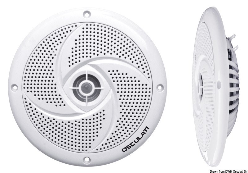 Coppia altoparlanti stereo ultra piatte a doppio cono