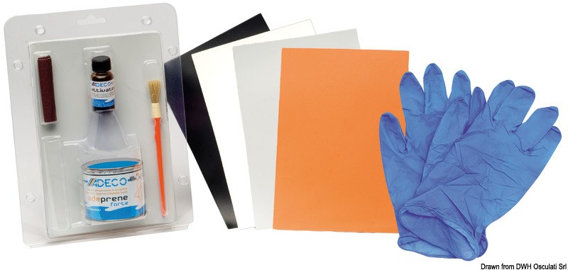 Kit riparazione gommoni specifico ADECO