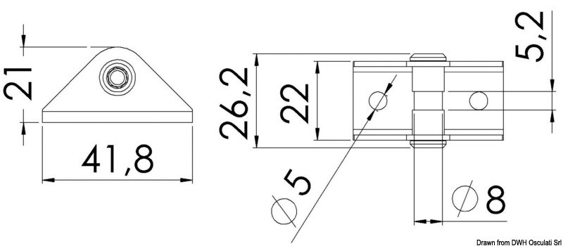 Basetta a forcella De-Lux 