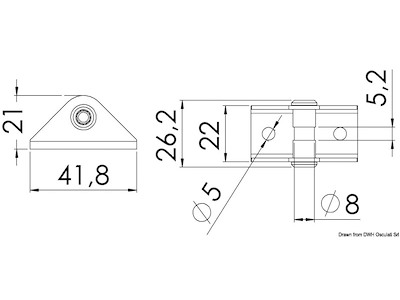 Basetta a forcella De-Lux 