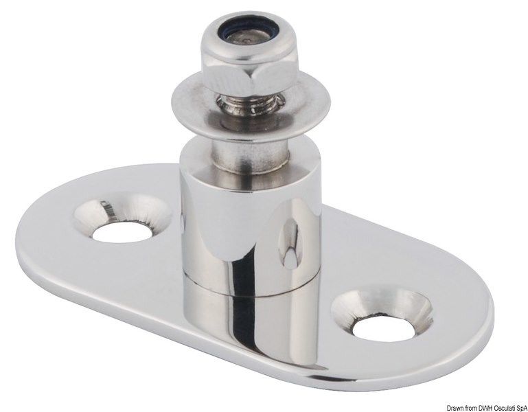 Basetta con perno De-Lux 