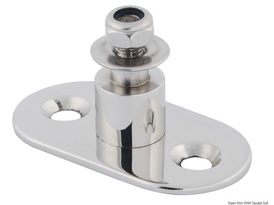 Basetta con perno De-Lux 