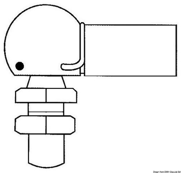 Pallina fissaggio molle gas 