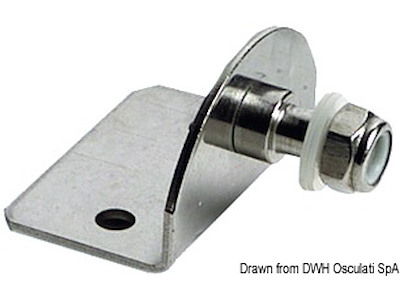 Piastrina di fissaggio piana versione a 90°