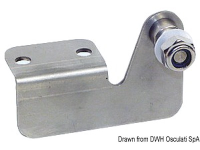 Piastrina di fissaggio versione a squadra a sbalzo