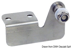 Piastrina di fissaggio versione a squadra a sbalzo