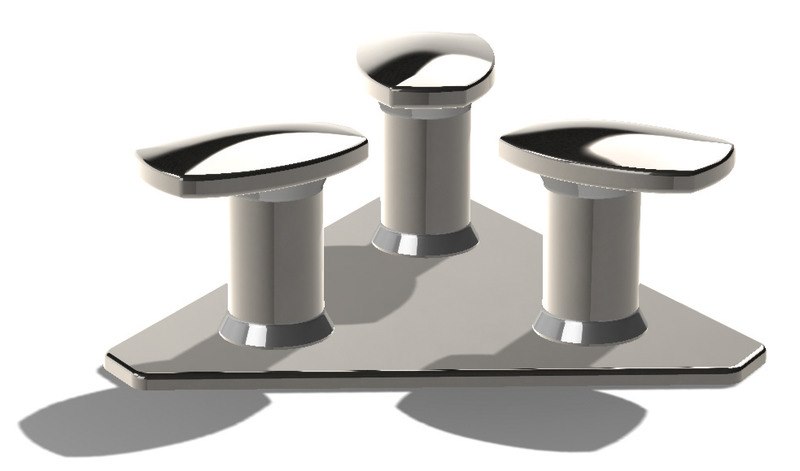 Sistema modulare di bitta e passacavo