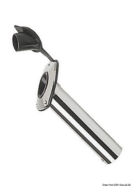 Portacanne incasso ottone cromato 42 mm 