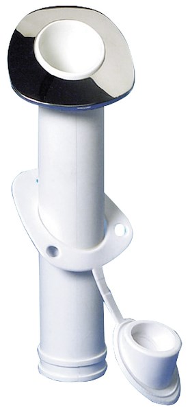 Portacanne nylon con frontale inox 