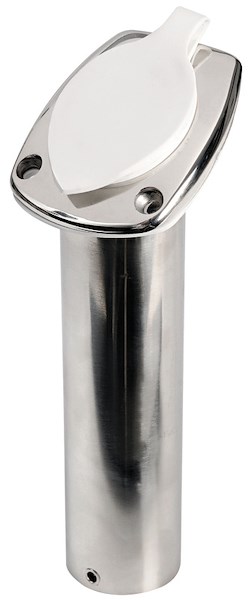Portacanna inox da incasso con chiusura stagna