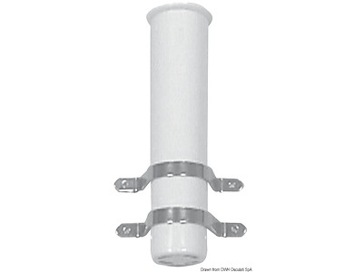 Portacanne parete bianco 41 mm 