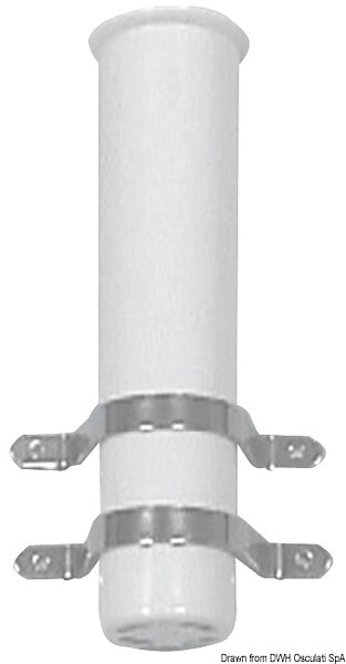 Portacanne parete bianco 41 mm 