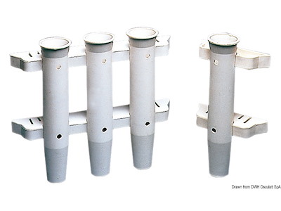 Portacanna da parete in plastica