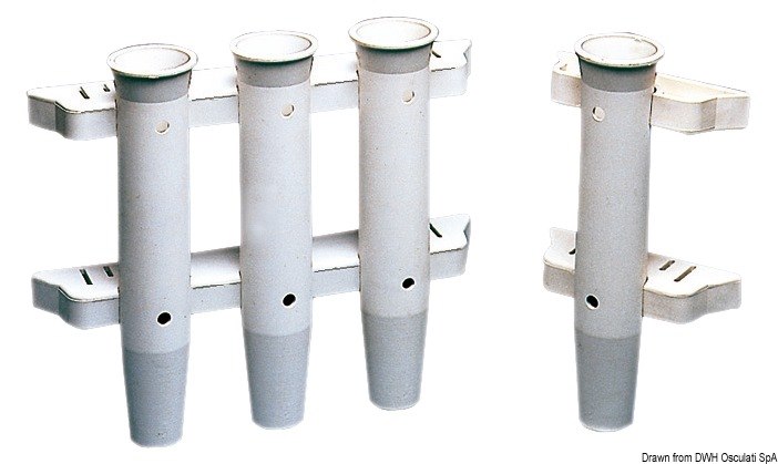 Portacanna da parete in plastica