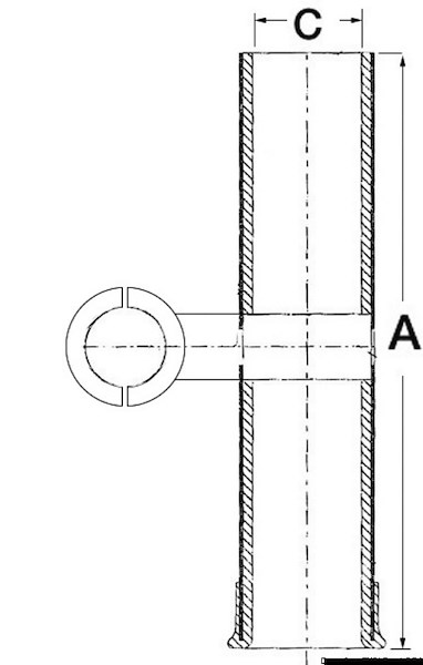 Portacanne "ULTRA" da montare su tubi