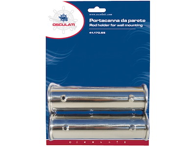 Coppia portacanne da parete AISI 316 